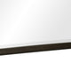 Pagi Vanity Dresser Mirror | Dark Charcoal Black Wood Frame | 38 x 42
