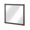 Deena Vanity Dresser Mirror | Brownish Gray Wood Frame | 36 x 41