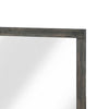 Deena Vanity Dresser Mirror | Brownish Gray Wood Frame | 36 x 41