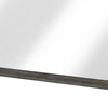 Deena Vanity Dresser Mirror | Brownish Gray Wood Frame | 36 x 41