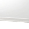 Etgo Dresser Mirror | Framed Design | Transitional White Wood | 39x39 Square