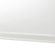 Etgo Dresser Mirror | Framed Design | Transitional White Wood | 39x39 Square
