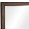 Reva Dressing Mirror | Framed Design | Light Brown Wood | 32x34 Rectangular