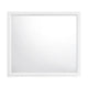 Ameya Dresser Mirror | Framed Design | Printed White Wood Grain | 36x39