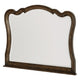 Deborah Dresser Mirror | Arched Frame w Routed Edges | Oak Brown 40x48