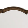 Deborah Dresser Mirror | Arched Frame w Routed Edges | Oak Brown 40x48