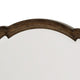 Deborah Dresser Mirror | Arched Frame w Routed Edges | Oak Brown 40x48