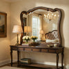 Deborah Dresser Mirror | Arched Frame w Routed Edges | Oak Brown 40x48