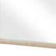Hadly Dresser Mirror | Framed Design | Farmhouse Style | Beige Wood 38x51