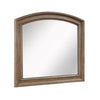 Bely Arched Dresser Mirror | Picture Frame Molding | Antique Brown 37x42