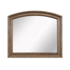Bely Arched Dresser Mirror | Picture Frame Molding | Antique Brown 37x42