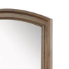 Bely Arched Dresser Mirror | Picture Frame Molding | Antique Brown 37x42