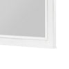Jena Dresser Mirror | Crown Molded Frame | White Wood | 36x38 Rectangular