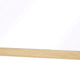 Kery Dresser Mirror | Rectangular Frame | Natural Brown Wood | 37x41