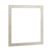 Asmi Dresser Mirror | Framed Design | Dusty Oak Gray Wood | Modern 37x39