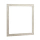 Asmi Dresser Mirror | Framed Design | Dusty Oak Gray Wood | Modern 37x39