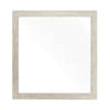Asmi Dresser Mirror | Framed Design | Dusty Oak Gray Wood | Modern 37x39