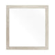 Asmi Dresser Mirror | Framed Design | Dusty Oak Gray Wood | Modern 37x39