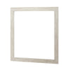 Asmi Dresser Mirror | Framed Design | Dusty Oak Gray Wood | Modern 37x39