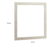 Asmi Dresser Mirror | Framed Design | Dusty Oak Gray Wood | Modern 37x39