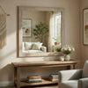 Asmi Dresser Mirror | Framed Design | Dusty Oak Gray Wood | Modern 37x39