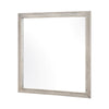 Evy Dresser Mirror | Framed Design | Rustic Gray Wood | 38x38 Square