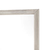 Evy Dresser Mirror | Framed Design | Rustic Gray Wood | 38x38 Square