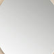 Maty Dresser Mirror | 38x38 Slim Round Design | Light Oak Brown Wood