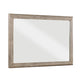 Cely Dresser Mirror | 36x52 Picture Frame Molding | Rustic Oak Gray Wood