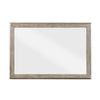 Cely Dresser Mirror | 36x52 Picture Frame Molding | Rustic Oak Gray Wood