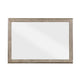 Cely Dresser Mirror | 36x52 Picture Frame Molding | Rustic Oak Gray Wood