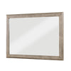 Cely Dresser Mirror | 36x52 Picture Frame Molding | Rustic Oak Gray Wood