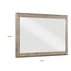 Cely Dresser Mirror | 36x52 Picture Frame Molding | Rustic Oak Gray Wood