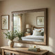 Cely Dresser Mirror | 36x52 Picture Frame Molding | Rustic Oak Gray Wood