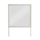 Flo 38x38 Square Dresser Mirror | Picture Frame Molding | Antique White