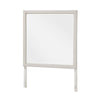 Flo 38x38 Square Dresser Mirror | Picture Frame Molding | Antique White