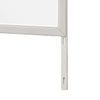 Flo 38x38 Square Dresser Mirror | Picture Frame Molding | Antique White