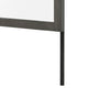 Nemy Dresser Mirror | 38x42 Rectangular Attachable Design | Rustic Gray Wood