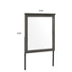 Nemy Dresser Mirror | 38x42 Rectangular Attachable Design | Rustic Gray Wood