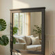 Nemy Dresser Mirror | 38x42 Rectangular Attachable Design | Rustic Gray Wood