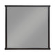 Acy Dresser Mirror | Elegant 40x40 Square Frame | Modern Black Wood