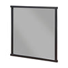 Acy Dresser Mirror | Elegant 40x40 Square Frame | Modern Black Wood