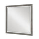 Rowy Dresser Mirror | Dual Tone Frame | Ivory & Gray Wood | 37x41 Square
