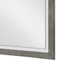 Rowy Dresser Mirror | Dual Tone Frame | Ivory & Gray Wood | 37x41 Square