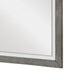 Rowy Dresser Mirror | Dual Tone Frame | Ivory & Gray Wood | 37x41 Square