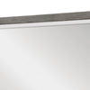 Rowy Dresser Mirror | Dual Tone Frame | Ivory & Gray Wood | 37x41 Square
