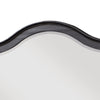 Vix Dresser Mirror | 39x42 Classic Arched Frame | Charcoal Brown Wood