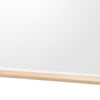 Kali Dresser Mirror | Midcentury 38x38 Square Natural Oak Brown Wood Frame