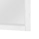 Gemi Dresser Mirror | Antique White Rub Through Finish Wood 34x39 Square