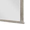 Kova Dresser Mirror | Routed Pilasters | Gray & Brown 38x47 Rectangular